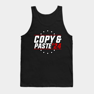 Copy And Paste 2024 Funny Presidential Election Party Tank Top